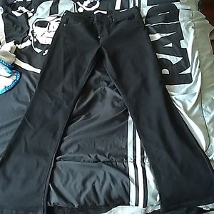 Mid rise bootcut jeans